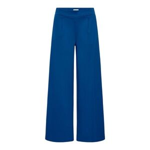 ICHI IHKATE Long Wide Leg Elastic Waist Trousers